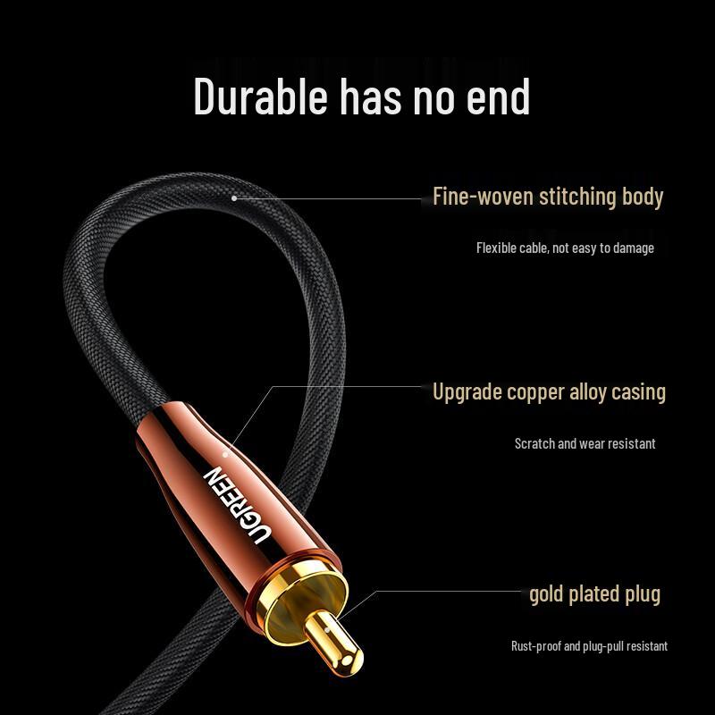 Ugreen Цифровой аудиокабель RCA Coaxial