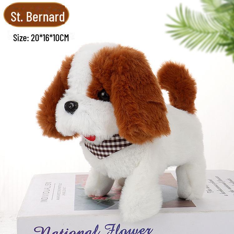 Милая электрическая плюшевая собака: Виляющие задом корги, хаски и золотистый ретривер