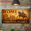 D Flat Print Single Piece Vintage Sign  Featuring Russian Kremlin  x  inch Decorative Plaque and Ornament Frameless Wa
