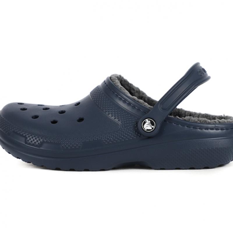 Crocs Классические зимние меховые тапочки с подкладкой Clog
