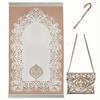 3PC Prayer Mat Portable Jacquard Pattern Prayer Mat Exquisite Storage Bag Party Multiple Options Available