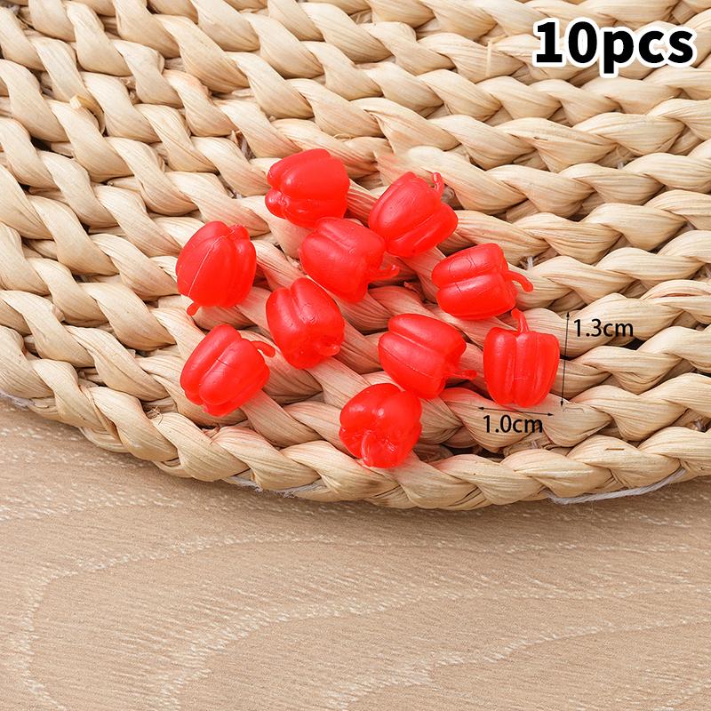 10Pcs Mini Artificial Vegetables Chili Cabbage Edamame Cucumber And So On Home Kitchen Decoration Holiday Gift