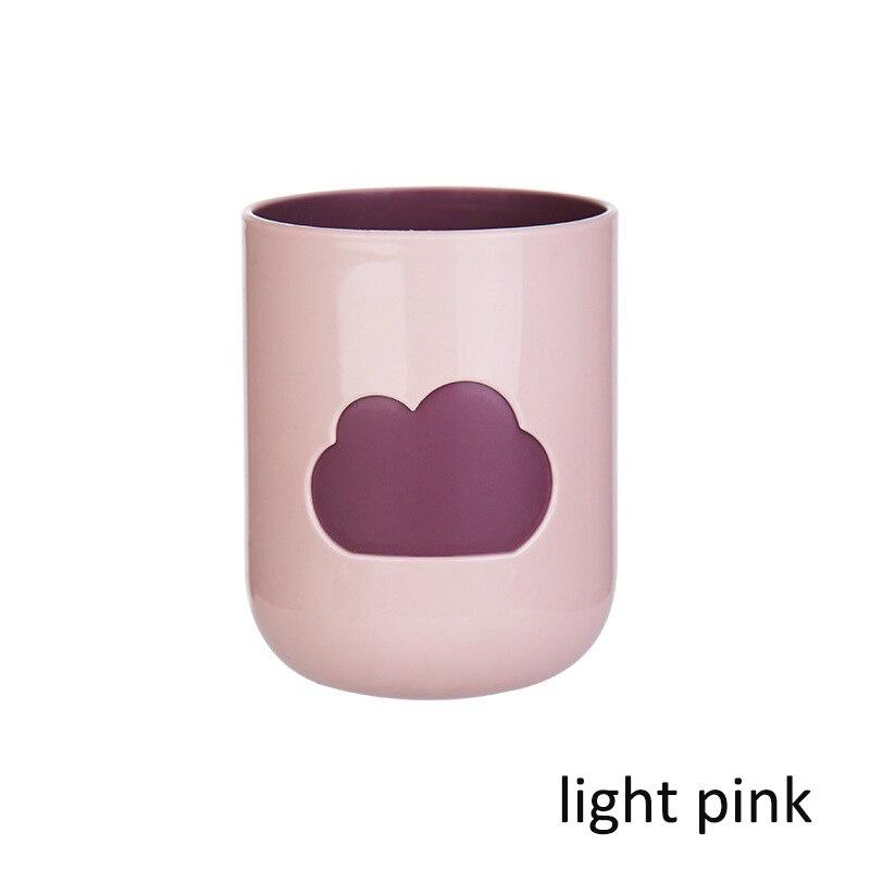 1 шт., чашка для зубной щетки с рисунком облаков, большая чашка для пар, пластиковая кружка для мытья зубов, принадлежности для ванной комнаты