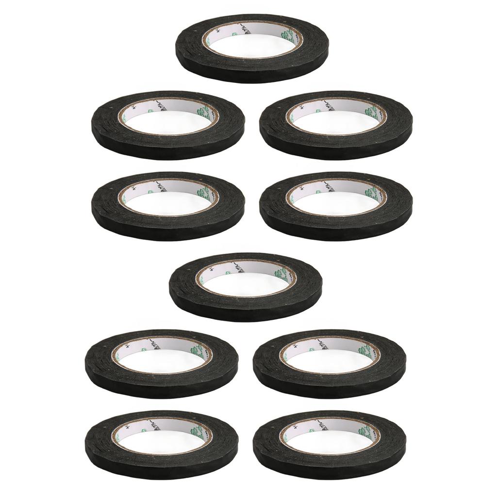 10 рулонов клейкой ленты для дизайна ногтей, предотвращающей загар, маникюрная лента, ширина 1 см, длина 20 м