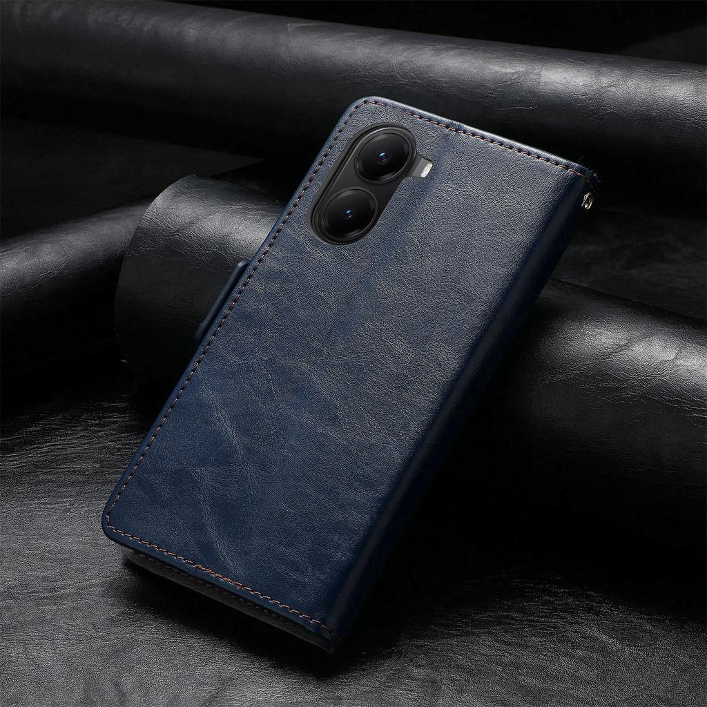 Для Xiaomi Poco X7 Pro 5G Чехлы для телефонов CASENEO Чехол из искусственной кожи Подставка с RFID-блокирующим кошельком