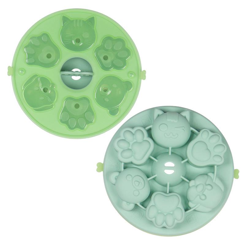 Силиконовая форма для детского питания и торта - Фигурки медведя и сосиски