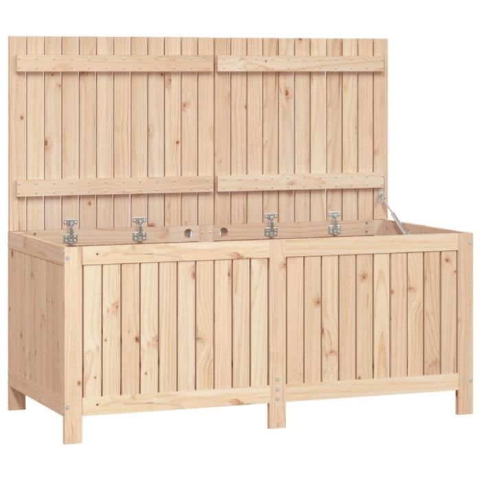 VidaXL Garden Storage Box 147x68x64 Cm Solid Pine Wood 823850