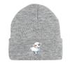 White Sheep Winter Knit Hat Beanie, Animal Man Cap Winter Slouchy Unisex Gorro Knitted Cap Beanie