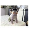 Spring Autumn Pure Cotton Puppy Rompers Clothing Retro Gray Green Print Wrap Belly Jumpsuits For Small Medium Dog Pet Clothes