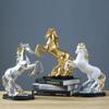 Handicraft Horse Ornament Modern Animal Sculpture Desktop Ornament Horse Statue  Living Room