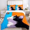 3pcs Cat Butterfly print bedding quilt cover, soft and comfortable quilt cover suitable for bedroom and guest room199