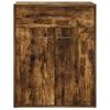 Sideboard Smoked Oak 60x30x75 cm Wood Based Material