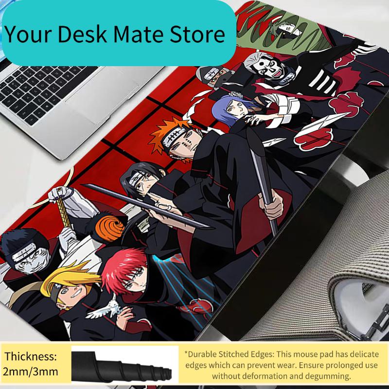 Mouse Pad Naruto Anime Gamer Computer HD Mousepad Office Laptop Gaming Accessories Tablet Varmilo Keyboard Pad Mausepad