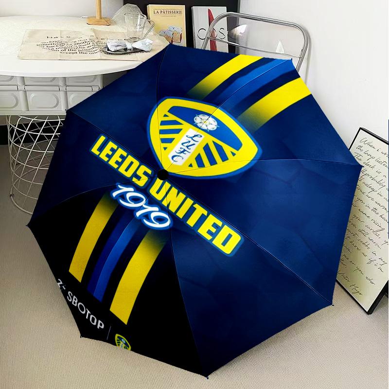 1PC Fc Crest Design Printed Umbrella Folding umbrella, automatic umbrella 8-Frame for Travel, camping Fan gifts Christmas Gifts