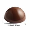 Large Half Ball Chocolate Mold, Polycarbonate Mold, Chocolate Semi-Sphere Mold, Tray (Large 2.5 Inch)