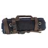 Waterproof Waxed Canvas Tool Roll Bag Roll Tool Roll Up Bag Durable 15-Pockets Roll  Electrician