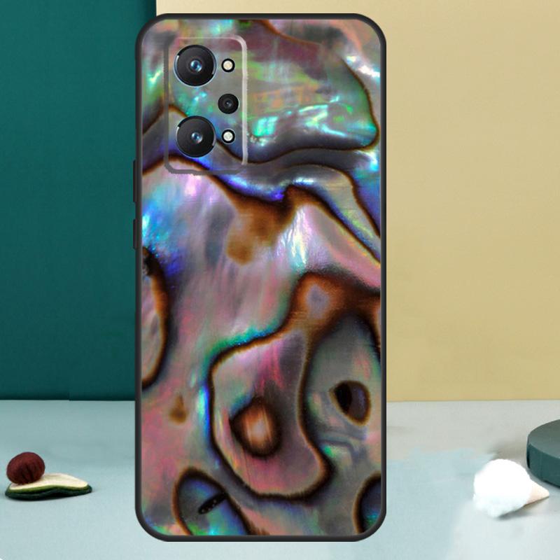 Текстура раковины морского ушка Для Realme 13 12 10 11 14 Pro Plus GT 6 5 6T GT7 Pro C55 C53 C51 C21Y C25S C75 C67 C61 Чехол