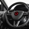 2025 New ABS Car Steering Wheel Emblem Badge Sticker Decals For Skoda Octavia Superb Rapid Kodiaq Karoq Fabia Kamiq Enyaq Citigo