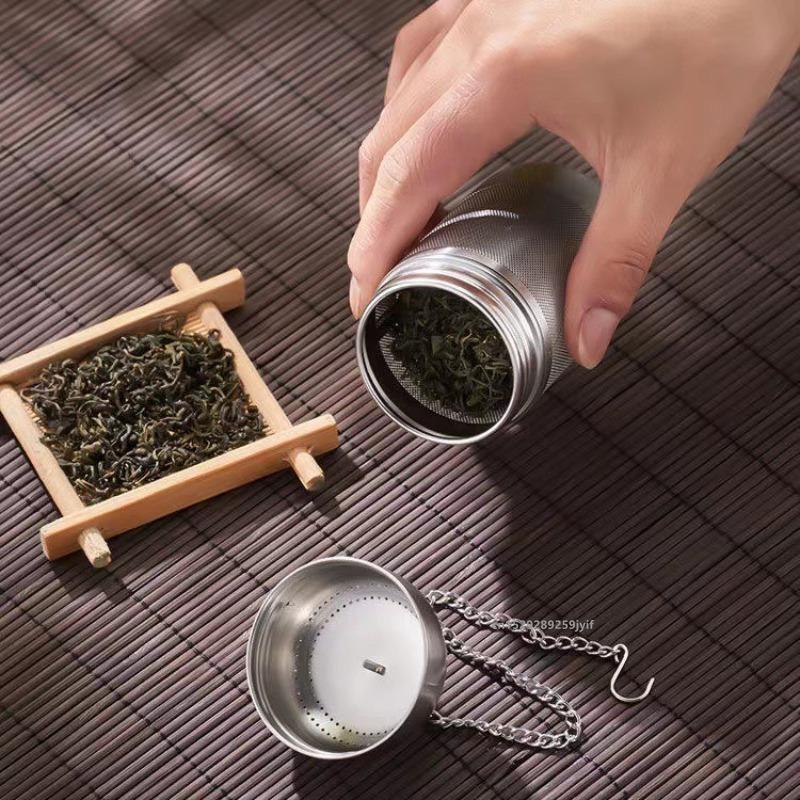 1pc Tea Infuser, 304 Stainless Steel Tea Strainer, Reusable Fine Mesh Loose Leaf Tea Infuser Home Office Teaware Accessories