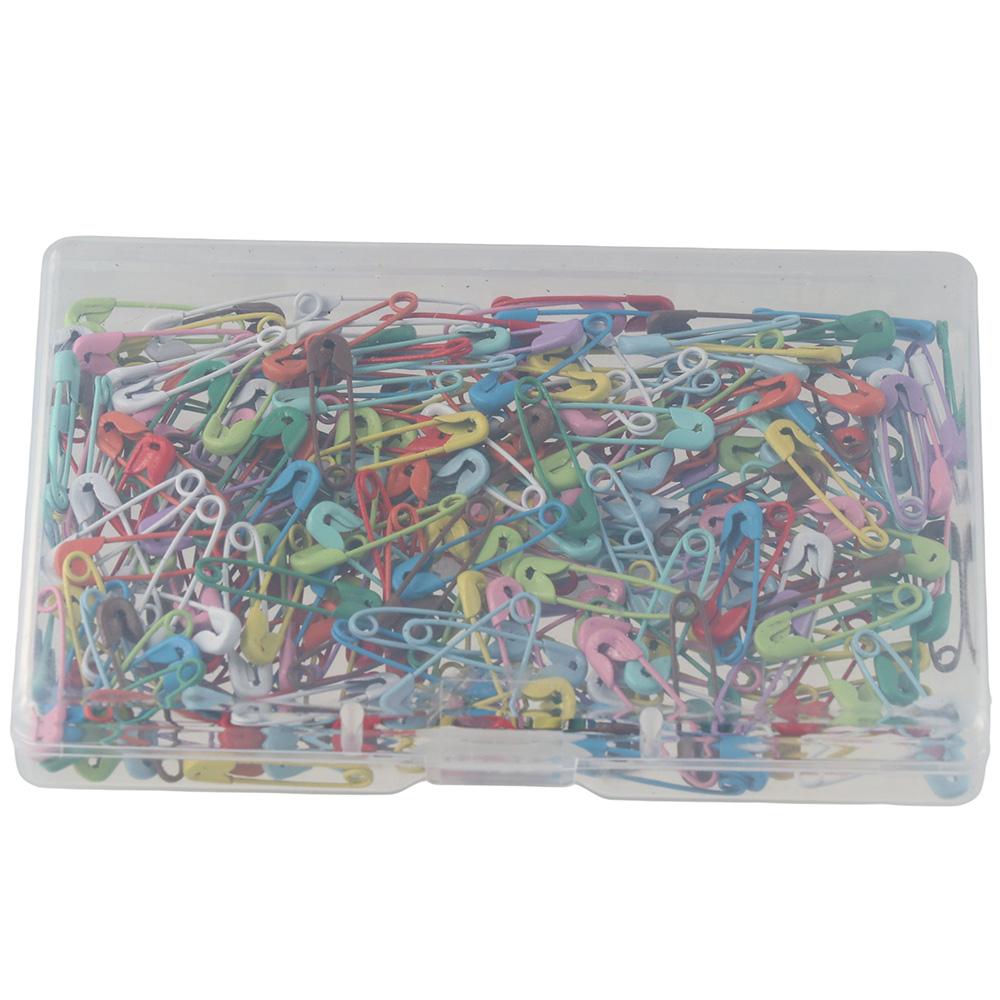 250 шт. Мини-булавки безопасности в ассортименте 19 мм Булавки безопасности для одежды Цветные булавки безопасности Одежда