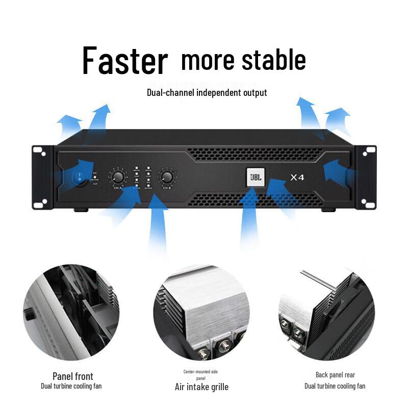 JBL X8 Professional Dual-Channel Power Amplifier