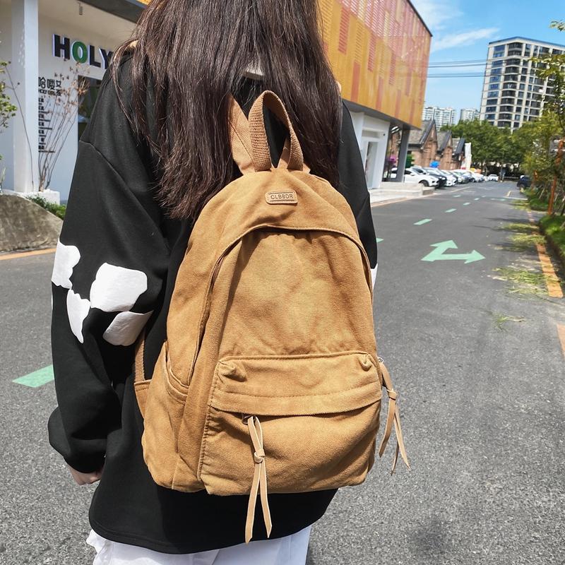 Школьный рюкзак для мужчин, школьный рюкзак для старшеклассников, старый потертый холщовый рюкзак, женский