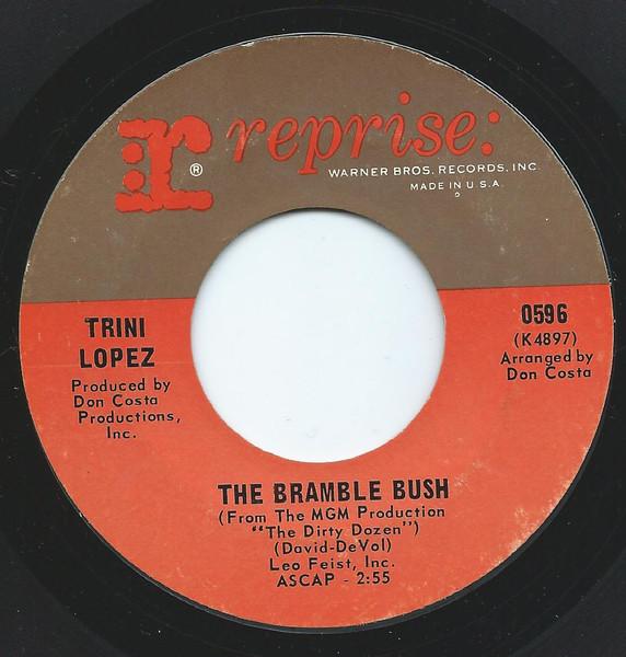 7-дюймовая пластинка ТРИНИ ЛОПЕС - The Bramble Bush 0596 Reprise Records US Поп Б/У