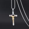 Ожерелье с кулоном в виде религиозного креста - цепочка из титановой стали 2024 года, стиль хип-хоп