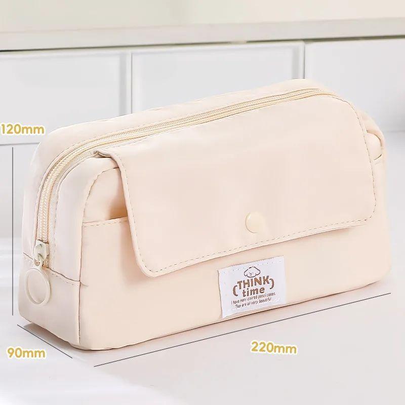 Прозрачный пенал большой вместимости, многофункциональная сумка для канцелярских принадлежностей, новый дизайн Meirad, идеально подходит для хранения