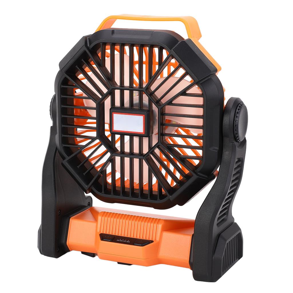 Camping Fan with LED Lantern Multifunction 8000mAh Portable Outdoor Camping Fan Power Bank for Camping Fishing Outage