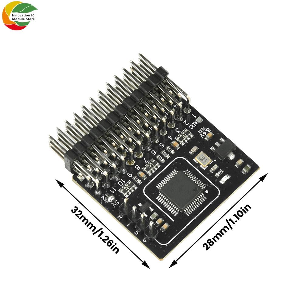DC 5-12V 12 Channel Pwm Adapter Board Signal Conversion Module Suitable For Fpv Unmanned Aerial Vehicle Receiver