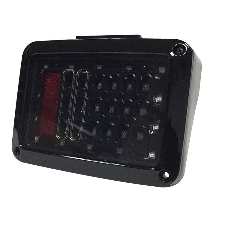 Самые продаваемые светодиодные задние фонари для бездорожья Jeep Wrangler - Европейская версия желтые, Американская версия красные