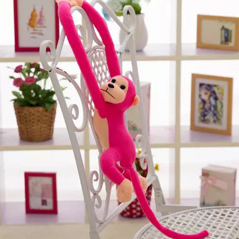 60 см Длинные руки хвост обезьяны мягкие плюшевые занавески ребенок спящий успокаивающие игрушки животные украшение автомобиля День святого Валентина Gi