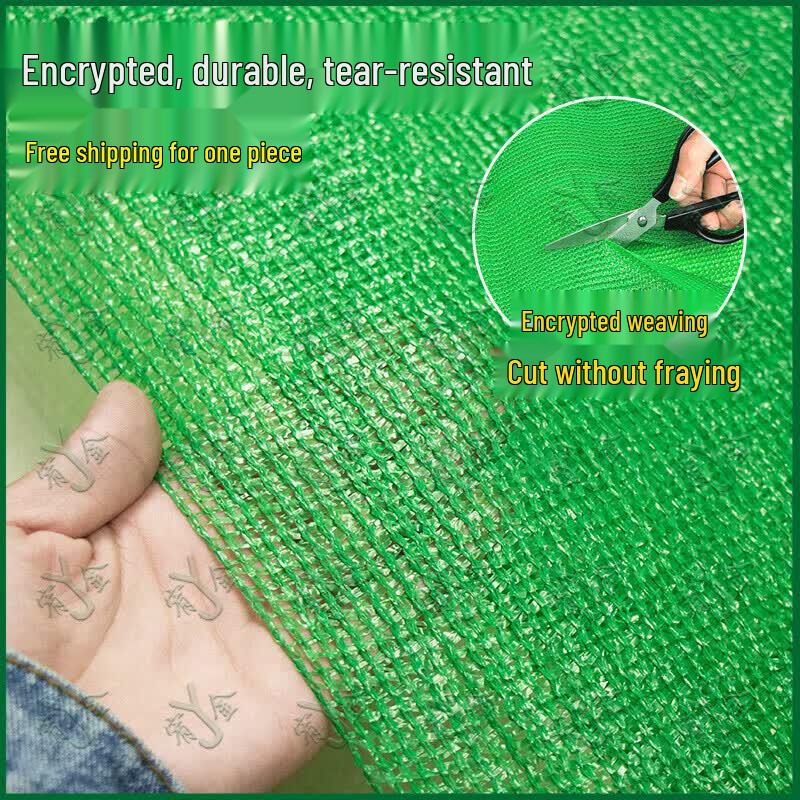 Heavy-Duty Green Outdoor Sun Shade Net