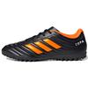 Copa 20.4 Low Lace TF (Rubber Studs) Firm Ground Artificial Grass Non-Slip Durable Soccer Shoes Men Soccer Shoes Black Orange EH1480
