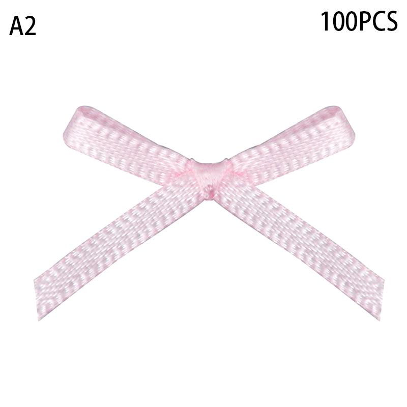 100 шт. 20-30 мм маленький размер атласная лента бант цветок DIY ремесло украшения ремесла аксессуары украшения принадлежности