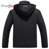 Cozy Up Men's Hooded Oversized Plush and Thick Windproof and Rainproof Warm Jacket