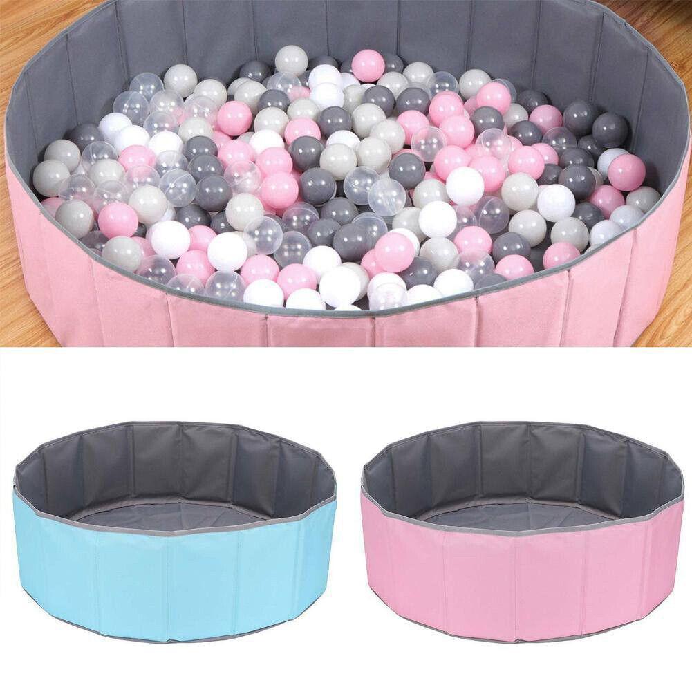 Просторный и прочный складной манеж-игровая площадка с шариками для детей с 10 фунтами фарфорового песка
