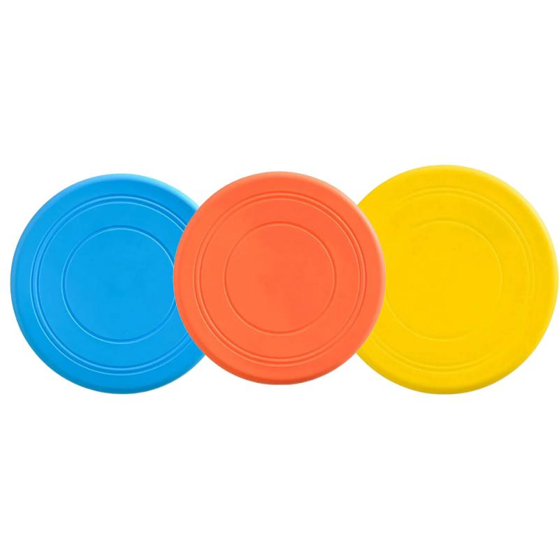 Силиконовая летающая тарелка, забавная игрушка для собак и кошек, игра для домашних животных, летающие диски, устойчивые к жеванию, для щенков, более быстрая дрессировка, интерактивные игрушки для домашних животных