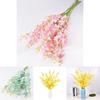 Fivebranch Oncidium Artificial Flower Bundle For Hotel And Event Decoration With Durable Silken Material