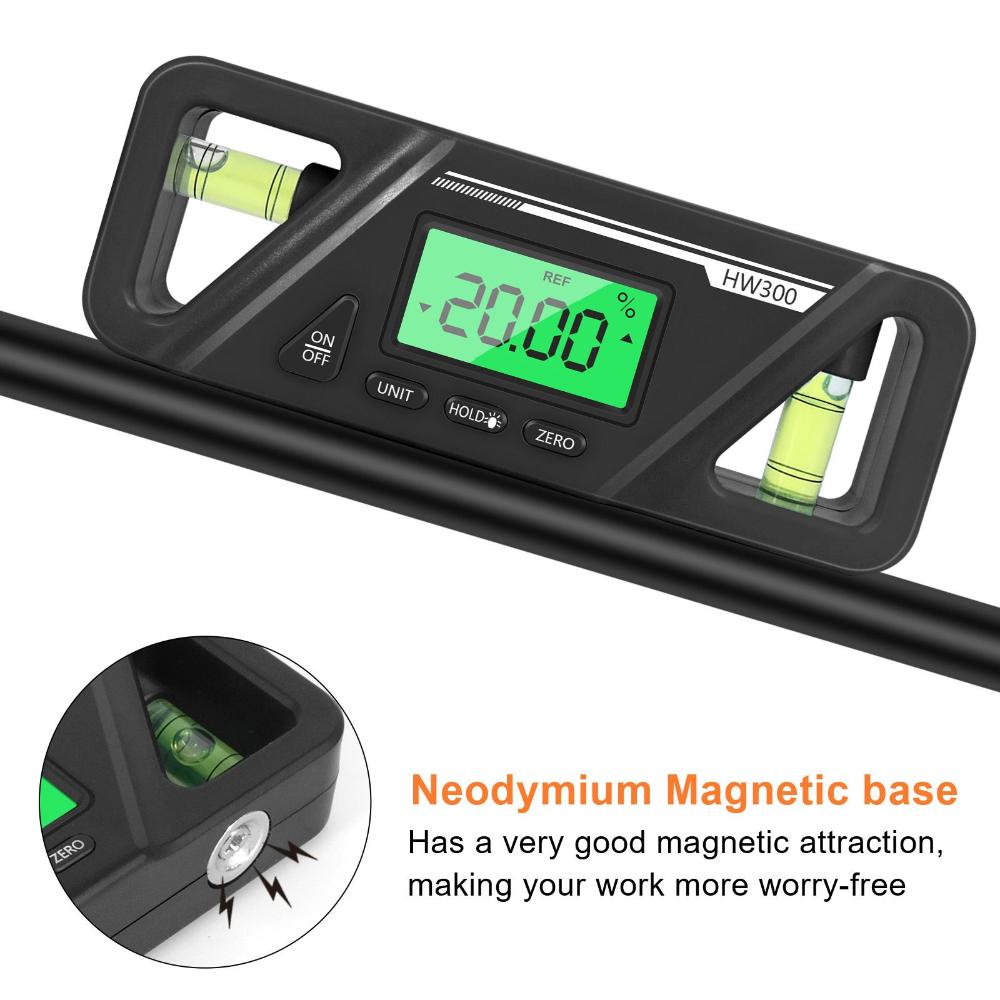 Portable 360° Measuring MIni Bevel Protractor Digital Inclinometer Digital Level Angle Gauge