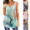 Женские модные повседневные топы, рубашки без рукавов с принтом, пуловеры, футболки
