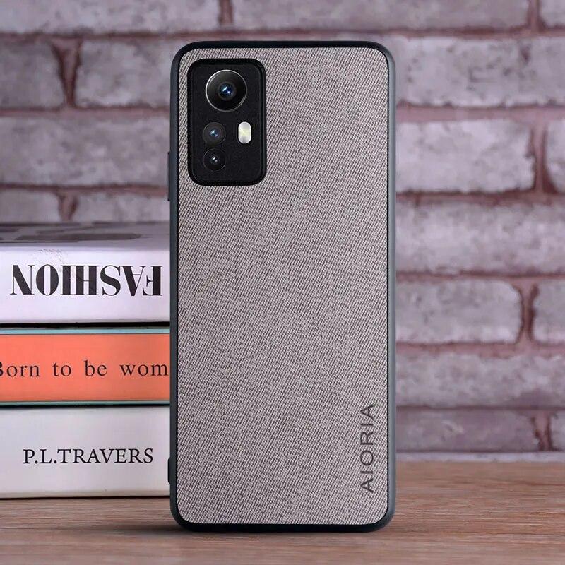 Чехол для Xiaomi Redmi Note 12S, чехол, роскошный текстильный кожаный мягкий чехол для redmi note 12s, чехол, чехол
