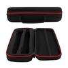 Microphone Travel Storage Bag, Double Mic Protective Storage Box Shockproof Carry Case with Nonslip Rings Sponge Cover