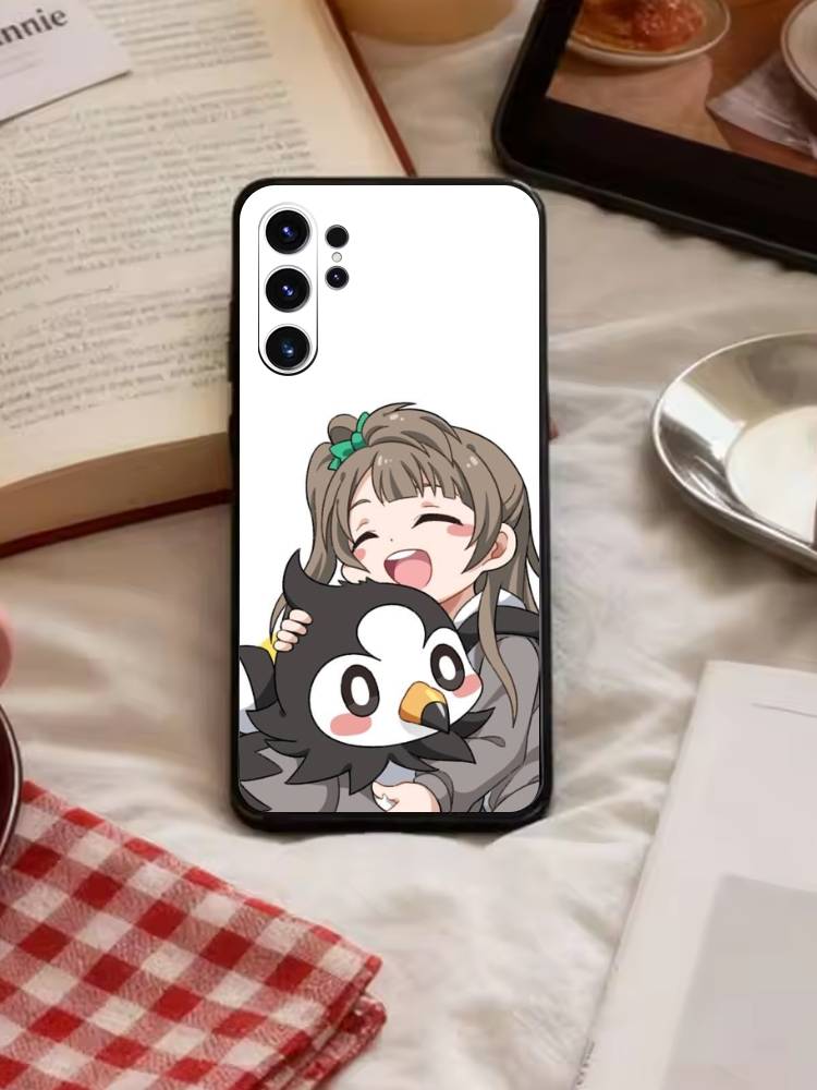 Чехол для телефона Love Live-Минами Котори для Samsung S26, S25, S24, S23, S22, S21, S20, S30, Ultra, Plus, Fe, Note, 5G Черный