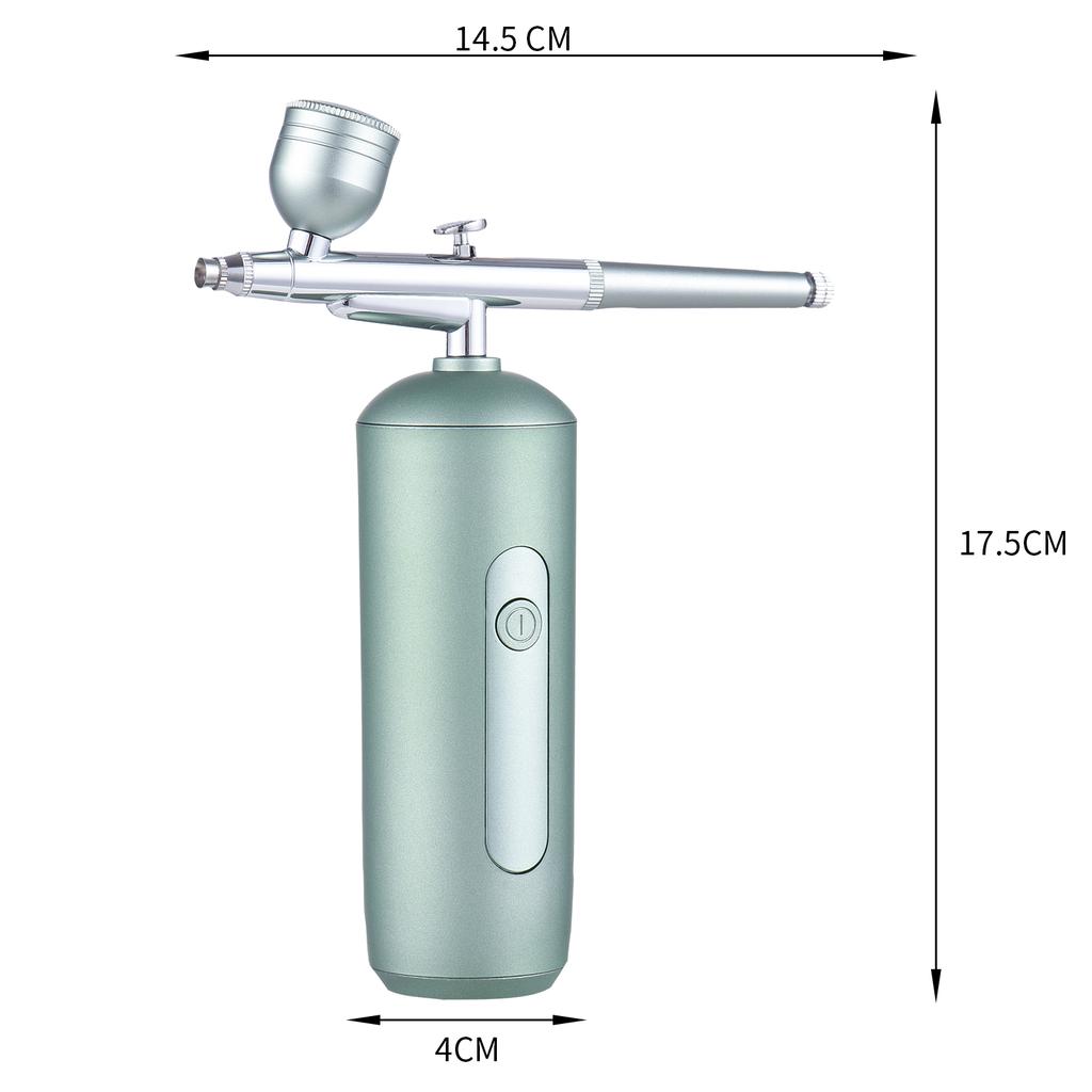 Portable Airbrush with Compressor Handheld Cordless Air Brush Pen Dual-Action 2-level Adjustable