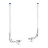 VEVOR Boat Trailer Guides, 775 mm/1205 mm Height Guide Poles, 2PCS High-Hardness Steel Trailer Guide-Ons, Adjustable Guide Poles with PVC Pipes