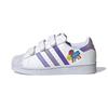 Superstar CF C Fruits & Rainbow Patches Kids Sneakers White Cloud-White Light-Purple GY3314