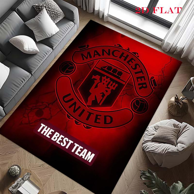 Ковер Man Utd для гостиной, спальни, дома, украшение дивана, нескользящий коврик для детских игр