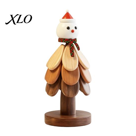 Unique Holiday Housewarming Gift Collapsible Wooden Trivets for Hot Dishes, Tree-Shaped Heat Resistant Potholders, Insulation Mat Cookware Folding